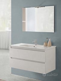 Mobile bagno sospeso moderno 2 cassetti