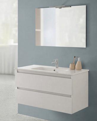 Mobile bagno sospeso moderno 2 cassetti