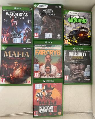 Lotto Giochi per xbox one e xbox series x