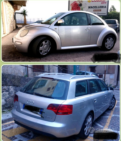 New Beetle maggiolino diesel e Audi A4 tdi scambi