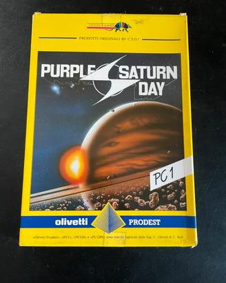 ProdestOlivettiPC1 msdos Purple Saturn day  NUOVO