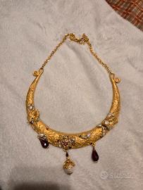 Collana collarino Donna con perle barocche