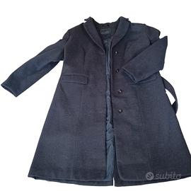 cappotto lungo grigio taglia forte come nuovo