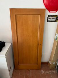 Porta da interno 80x170 legno noce chiaro