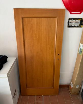 Porta da interno 80x170 legno noce chiaro