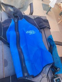 Muta per pesca subacquea ed altri accessori