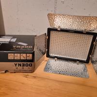 Bundle 2 Faretti YONGNUO YN300 + YN600 LED 