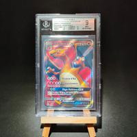 Carta Pokemon Charizard GX Sm60 Ita BGS 9 no PSA 
