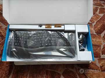 Tastiera e mouse ergonomici wireless e bluetooth