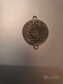 Moneta ciondolo del 1928 