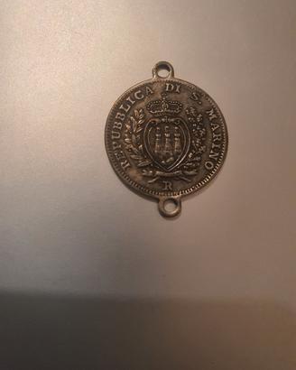 Moneta ciondolo del 1928 