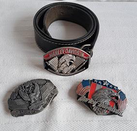 Lotto fibbie Vintage Harley-Davidson