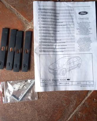 Barre portapacchi per ford focus dal 10/04 al 2011