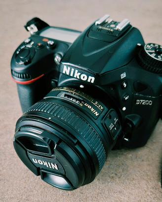 Nikon d7200 + obiettivo nikon 50mm 1.8