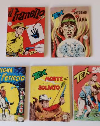 Tex gigante 5 fumetti 10 - 24 -38 - 89 - 162