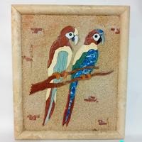 QUADRO IN MARMI POLICROMI FATTO A MANO