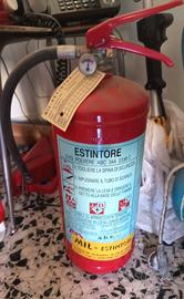 Estintore 6 kg polvere