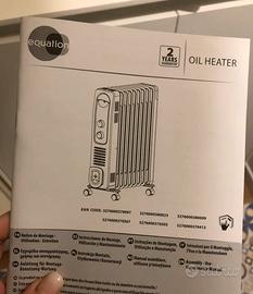 Equation oil heater radiatore 2000w - Arredamento e Casalinghi In vendita a  Milano