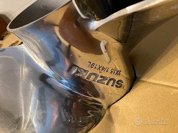 Coppia eliche originali Suzuky 3x15 1/4x 19 (L-R)