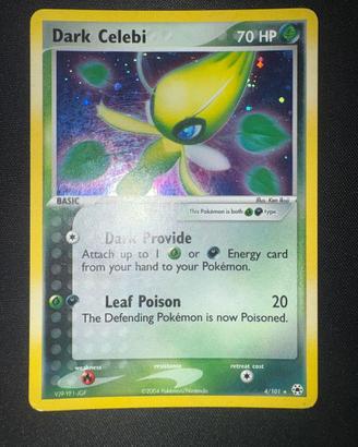 Dark Celebi Holo EX Hidden Legends 4/101