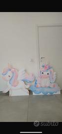 Sagome polistirolo unicorno