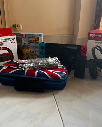 NINTENDO SWITCH+GIOCHI ANCHE DIGITALI +ACCESSORI