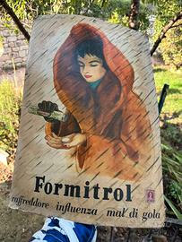 Cartello pubblicitario vintage Formitrol anni ’50