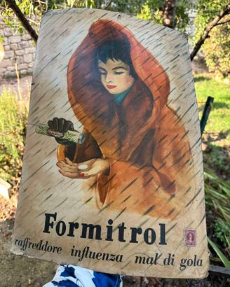 Cartello pubblicitario vintage Formitrol anni ’50