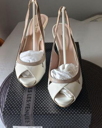 Scarpe Décolleté Avorio-Les Venues-nr.37