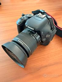 Canon 600D + 18-55 + 55-250 + 50mm + accessori