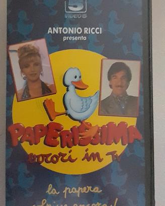 Vhs Paperissima  Errori in TV La Papera Colpisce 