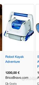 robot piscina professionale kayak