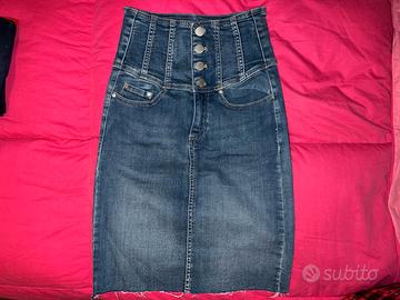 Gonna e denim vita alta Tally Weijl tg.34
