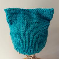 Cappello in lana con orecchie da gatto Marigurumi