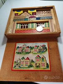 Scatola vintage costruzione in legno