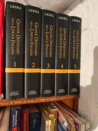 GEDEA Grande Dizionario lingua ita.5 volumi