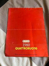 Calendario Quattroruote 1980 originale