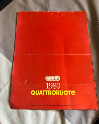Calendario Quattroruote 1980 originale