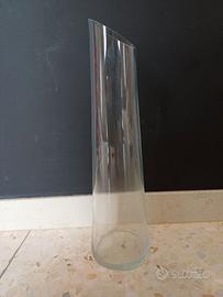 Vaso monofiore in Vetro – Moderno a Taglio Obliquo