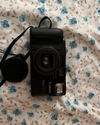 fotocamera analogica canon prima 105 lens zoom