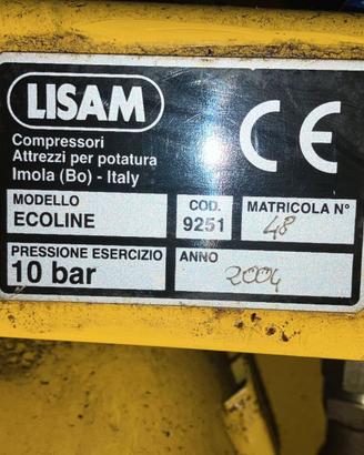 pompa LISAN compresssori 10 bar.