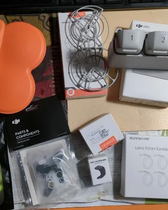 Drone DJI NEO con molti accessori in garanzia