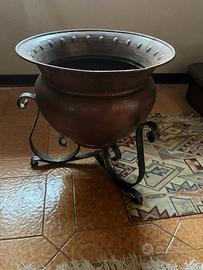 Portavaso in rame
