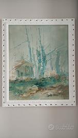 quadro olio su tela Franco Cao - 1979