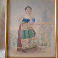 Onorato Carlandi, popolana in costume