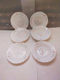 Servizio di 12 piatti (6piani+6fondi) in arcopal