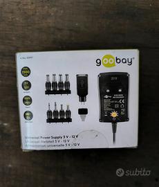 alimentatore universale goobay da 3v a
12V