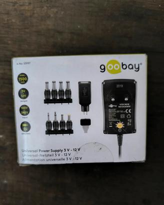 alimentatore universale goobay da 3v a
12V