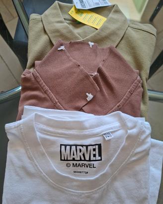 set di 3 t shirt ragazzo semi nuove 