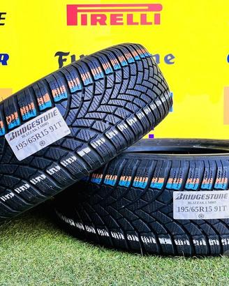 X2: Invernali 195/65R15 91T -BRIDGESTONE- al 80%